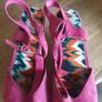 Ceruse Pink Wedge Sandals Image 5