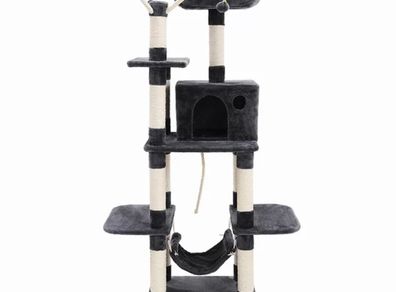 146cm Velvet Cat Tree Scratcher Post (FREE P&P)