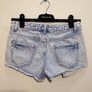 NEW LOOK Blue Denim Hotpant Shorts Size 8! Image 2