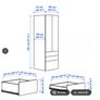 IKEA Kids Wardrobe Pale Pink & White Image 4