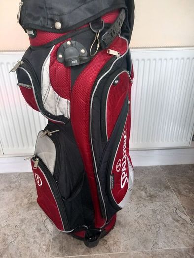 Spalding golf cart bag.