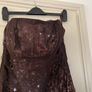 Brown tulle and sequin Dress Monsoon Image 3