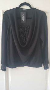 Black top with sequins