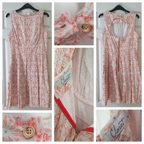 Pink Blue Mandela Closet London Dress 12