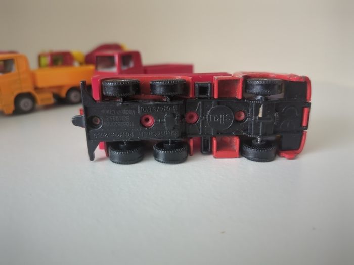 Set of 6 Vintage Siku Diecast Trucks