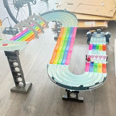 Hot Wheels Mario Kart Rainbow Road Race Track Excellent Condition