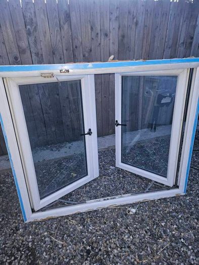 pvc double glazed window