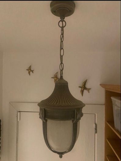 hanging ceiling light (lantern style)