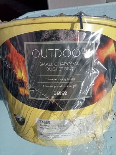 Tesco Charcoal Bucket BBQ (Brand New - Sealed)
