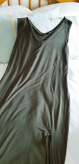 Khaki Green Dress - Size 16