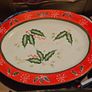 Large Serving Bowl and Plate Image 4
