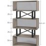 New Modern 3 Level Bookcase - FREE P&P Image 4