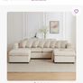 sofa with 2 ottoman Image 4