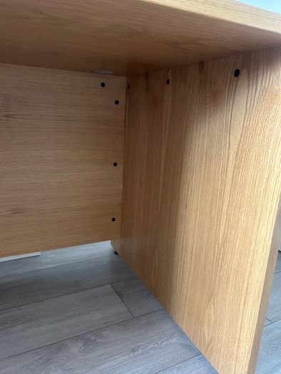 Solid wood desk
