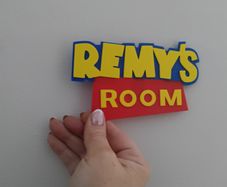 Personalised Toy Story Western Style Door Sign, Custom Kids Name Plaque