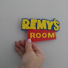 Personalised Toy Story Western Style Door Sign, Custom Kids Name Plaque