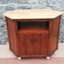 Vintage solid wood TV unit newly restyled Image 3