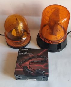 Amber Beacon x 2 + extension lead