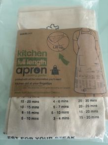 New Apron with Cooking Guides