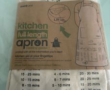 New Apron with Cooking Guides