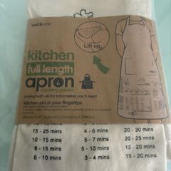 New Apron with Cooking Guides
