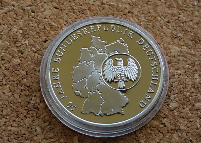 West Germany 50 Years & Deutsche Mark EURO Token 1940 - 1990