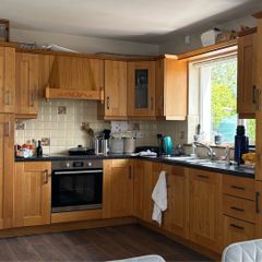 L shaped kitchen