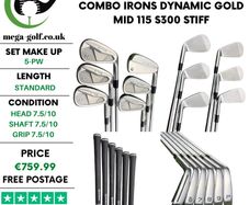 Taylormade P.770 2024 / P.7CB Combo Irons / 5-Pw / Dynamic Gold Mid 115 S300 Stiff