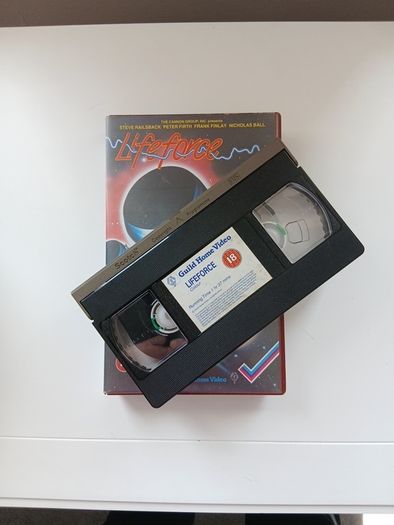 Lifeforce VHS Film On A High Grade Scotch Cassette.