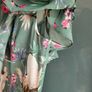 FOREVER UNIQUE green birds wide leg bardot jumpsuit Sz 12 - Rrp 249 (New) Image 10