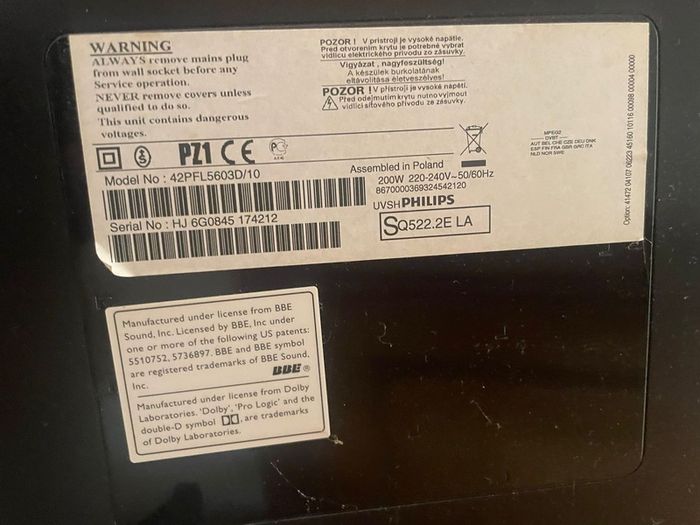 Phillips 42" TV
