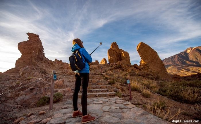 Gopro Adjustable Aluminum Selfie Stick