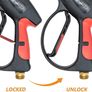 4000PSI Pressure Washer Long Gun,with Replacement Wand Extension, 5 Nozzle Tips, M22 14MM & Karcher Quick connector for Car Washer Cleaning Tool (FREE POSTAGE) Image 2