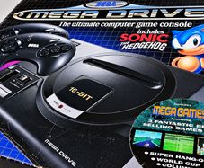 Sega Mega Drive Console - Sonic and Mega Games Rare Variant - Boxed
