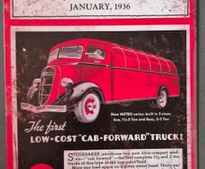 Vintage Style  Metal Sign. Power wagon,  Studebaker.
