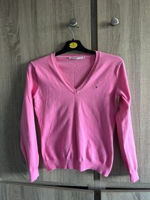 Tommy Hilfiger pink candy jumper size small