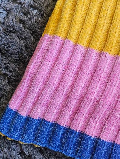 Striped Throw
