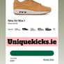 Premium Nike Air Max 1 Flax Suede Image 5