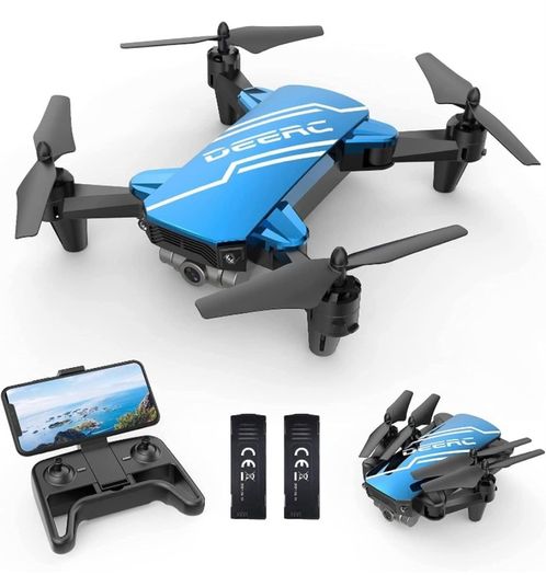 720P HD FPV Camera Remote Control Toys Gifts for Boys Girls with Altitude Hold, Headless Mode, One Key Start Speed Adjustment, 3D Flips 2 Batteries, Black MULTIPLE COLOURS AVAILABLE (FREE POSTAGE)