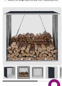 Fuel Log Storage Shed