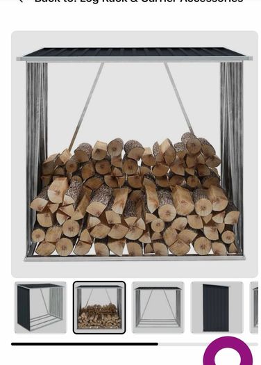 Fuel Log Storage Shed