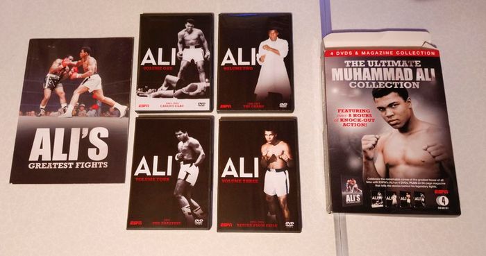 Ultimate Muhammad Ali Collection. Booklet & Dvd Box Set.