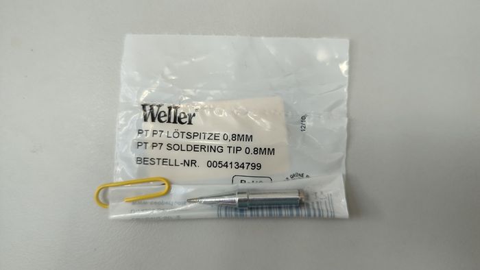 Weller 0.8 mm Round Soldering Iron Tip