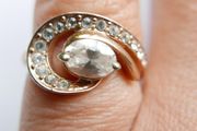 Vintage 18K GP Gold Plated Ring size M