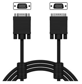 New 5m VGA Monitor LCD Cable 15 PIN Male to Male D-SUB DB15 Full HD #1537