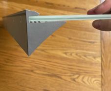 Ikea Vintage Ljusdal Glass Floating Shelf
