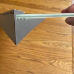 Ikea Vintage Ljusdal Glass Floating Shelf