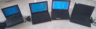 Job lot: 8 Working Laptops  Lenovo  Acer  Toshiba  Ideal for Home, School or Refurb