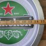 Vintage Heineken Beer Circle Metal Tin Bar Serving Trays Image 9