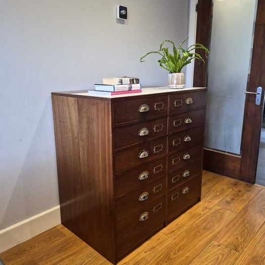 Apothecary / Mid-century Multi-Drawer Chest